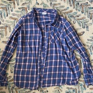 Columbia Plaid Flannel Shirt